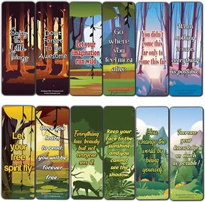 Woodland Bookmarks (10-Sets X 6 Cards) - Picture 1 of 8
