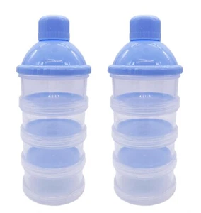 4 Layers Baby Formula-Milk Powder Dispenser Infant Food Storage Container-2PCS - Picture 1 of 4