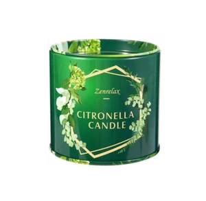 Pure Citronella Essential Oil Scented Candle 6.5oz 3x3.9" - Picture 1 of 4