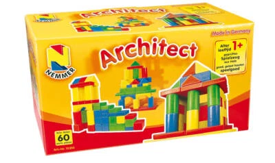 60 Holzbausteine bunt *NEU+OVP* NEMMER Made in Germany