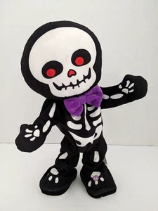 Gemmy 13" Animated Skeleton Singing Dancing Light Up Eyes Halloween  VIDEO - Picture 1 of 7