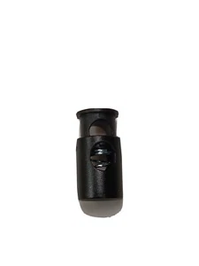 Single Hole Fastener Buttons Mini Luggage Cord Lock Plastic Toggle Spring Loaded - Picture 1 of 3
