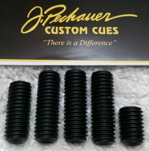 IN STOCK (5) Pechauer Weight Bolts, JP Pechauer Pool Cue Weight Bolt Set - Picture 1 of 1