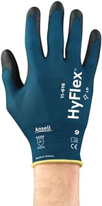 12x Handschuhe HyFlex® 11-616 Gr.7 grünblau/schwarz EN 388:2016 PSA II - Bild 1 von 2
