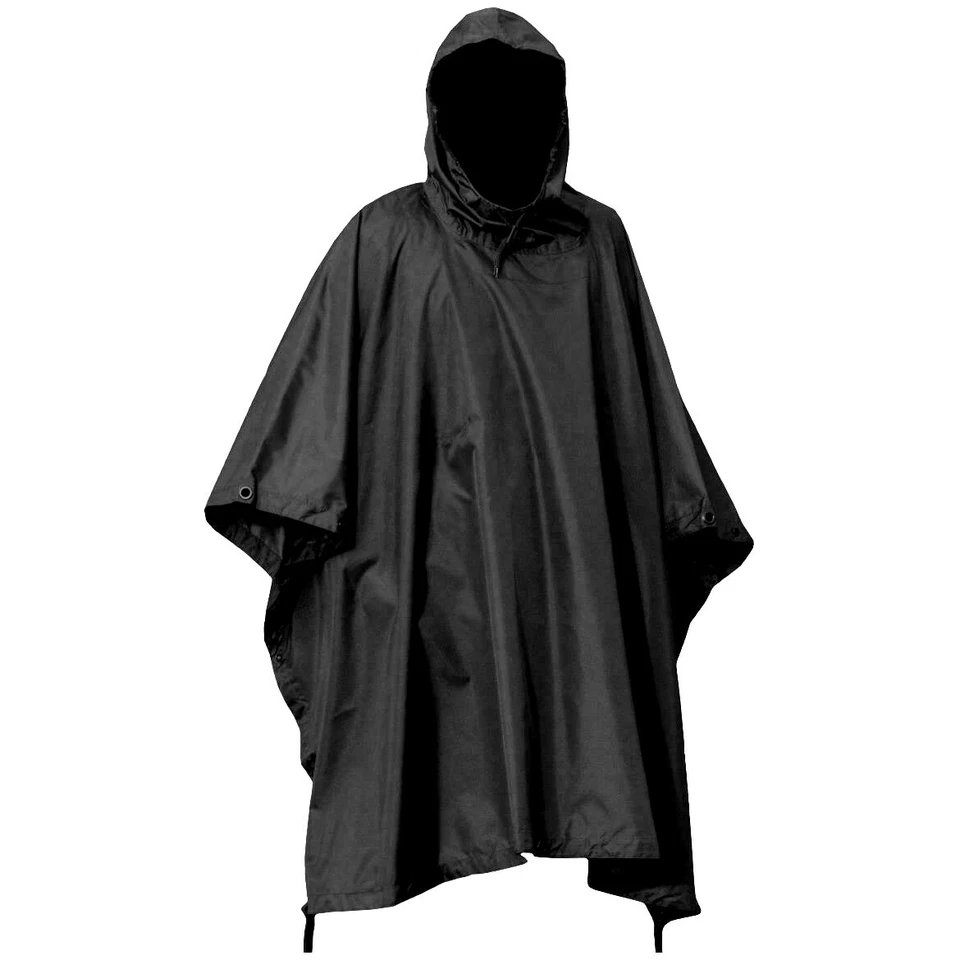 REITERWASSERDICHT WINDDICHT PONCHO schwarz Wanderreitjacke Unisex - Bild 1 von 1