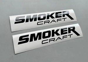 Smoker Craft Boat Decals SET OF 2 Vinyl Decal Stickers - Picture 1 of 5