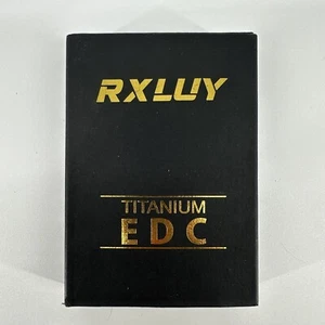 Rxluy Titanium Survival Whistle Waterproof Pill Holder Case EDC Outdoor Necklace - Picture 1 of 6