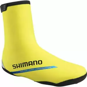 Shimano Clothing Unisex Road Thermal Bicycle Cycle Bike Shoe Cover Fluoro Yellow - Picture 1 of 1