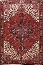 Vintage Geometric Traditional Area Rug Hand-Knotted Oriental Wool Carpet 10x13