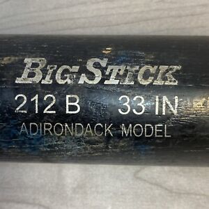 Rawlings Big Stick Adirondack Model 212 B 33” Wooden Baseball Bat Black