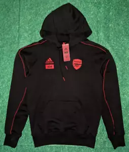 Adidas Arsenal x 424 Hoodie Sweatshirt Black AFC HD Men's Size Small S - H31430 - Picture 1 of 4
