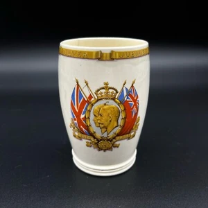 Vintage 1935 King George V Silver Jubilee Commemorative Mug Mintons England - Picture 1 of 12