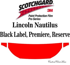 3M Paint Protection Film Clear Bra Shield Pro Series 2024 2025 Lincoln Nautilus - Picture 1 of 3