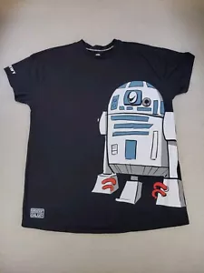 Camisa de vestir Disney Star Wars para hombre XL Greates in the Galaxy R2-D2 negra con disfraces - Imagen 1 de 14