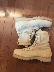 Belleville Stiefel Herren Gr. 12 R Beige Wildleder 790 A GoreTex Wasserdicht Flight Combat - Bild 1 von 10