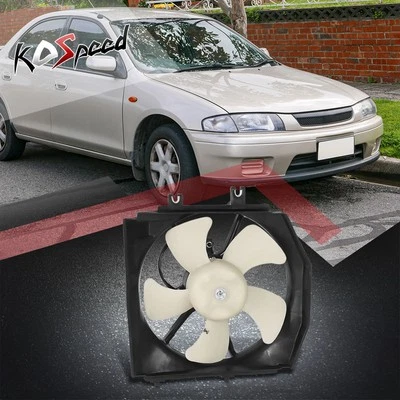 OE Factory Style Radiator Cooling Fan Assembly for 95-98 Mazda Protege 1.8L AT - Image 1 of 4