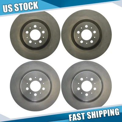 For 2004 2005 2006 2007 Volvo S60 4pcs Front & Rear Brake Rotors Brake Kit - Image 1 of 4