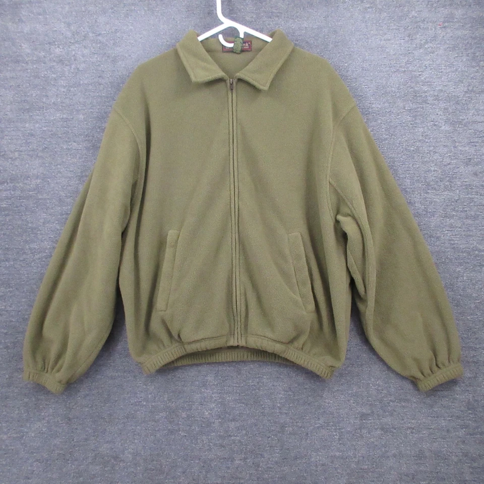 Chaqueta Cross Creek De Colección Para Mujer M Verde Polar Cremallera Completa Cuello Manga Larga Foto 1 de 4