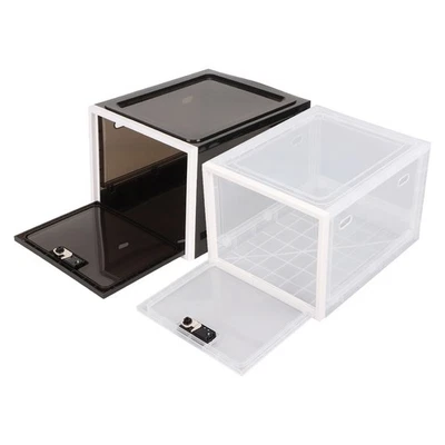 Lock Box Clear Food Storage Container Medicine Case With 3 Digit Combination LSO - Image 1 of 4