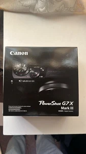 *IN STOCK* Canon PowerShot G7X Mark III Digital Vlogging Camera- Black - Picture 1 of 3