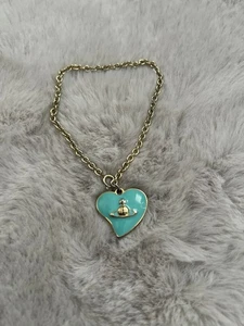 Vivienne Westwood Sovereign Orb Chain Bracelet - Green Enamel, Gold Plated - Picture 1 of 3