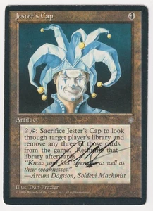 Signed Jester's Cap HP/DMG Ice Age Artist Dan Frazier 1995 MTG Magic Vintage EDH - Picture 1 of 2