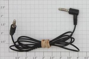 MTH 40-1045RX Real Track Black Banana Plug Wire Lead - Foto 1 di 1