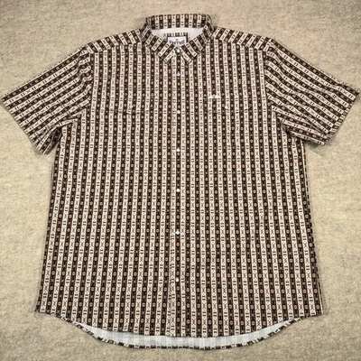 Ferrell Vented Pearl Snap Shirt Mens 2XL Aztec Western Stretch Rodeo Cowboy XXL - Image 1 of 4
