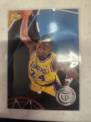 Tarjeta Top Prospect 1993-94 Upper Deck - George Lynch #495 (RC) L.A. Lakers Foto 1 de 2