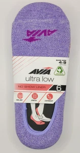 avia calzini ultra bassi no show liner scarpa taglia 4,9 donna - 6 paia - Foto 1 di 2