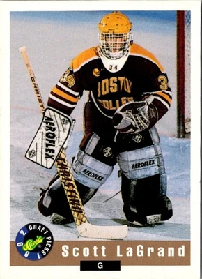 1992 Classic Draft Picks Scott LaGrand #79 Boston College Eagles Hockey Card - Image 1 of 2