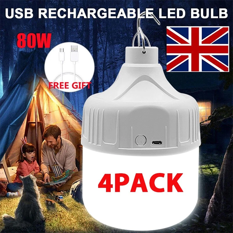 ICLIN Rechargeable Camping Lantern - Multi-Function LED Flashlight With Magnet Base