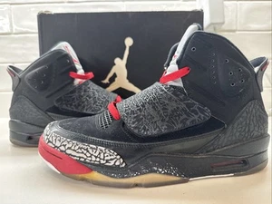 Air Jordan Son of Mars Black / Varsity Red Cement Gray 512245-001 Size 9 - Picture 1 of 9