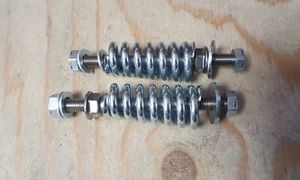RENAULT 5 GT TURBO NEW EXHAUST SYSTEM DOWN PIPE FITTINGS MOUNTINGS STUDS SPRINGS - Picture 1 of 3