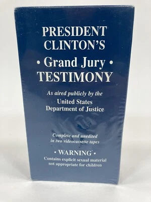 VHS President Clinton's Grand Jury Testimony - Image 1 of 4
