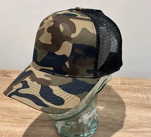 Gorra camionero camuflaje, apta para hombre y mujer, talla única ajustable - Imagen 1 de 4