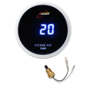 RACETECH 2-1/16" 52mm Electrical INTAKE AIR TEMP Gauge F with IAT Sensor 3/8NPT - Picture 1 of 9