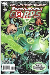 GREEN LANTERN CORPS #42 VOLUME 2 NEAR MINT+ 9.6 BLACKEST NIGHT - Picture 1 of 1