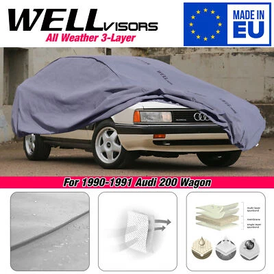 Cubierta de coche resistente al agua WELLvisors 3-6897859WN para Audi 200 Wagon 1990-1991 Foto 1 de 4