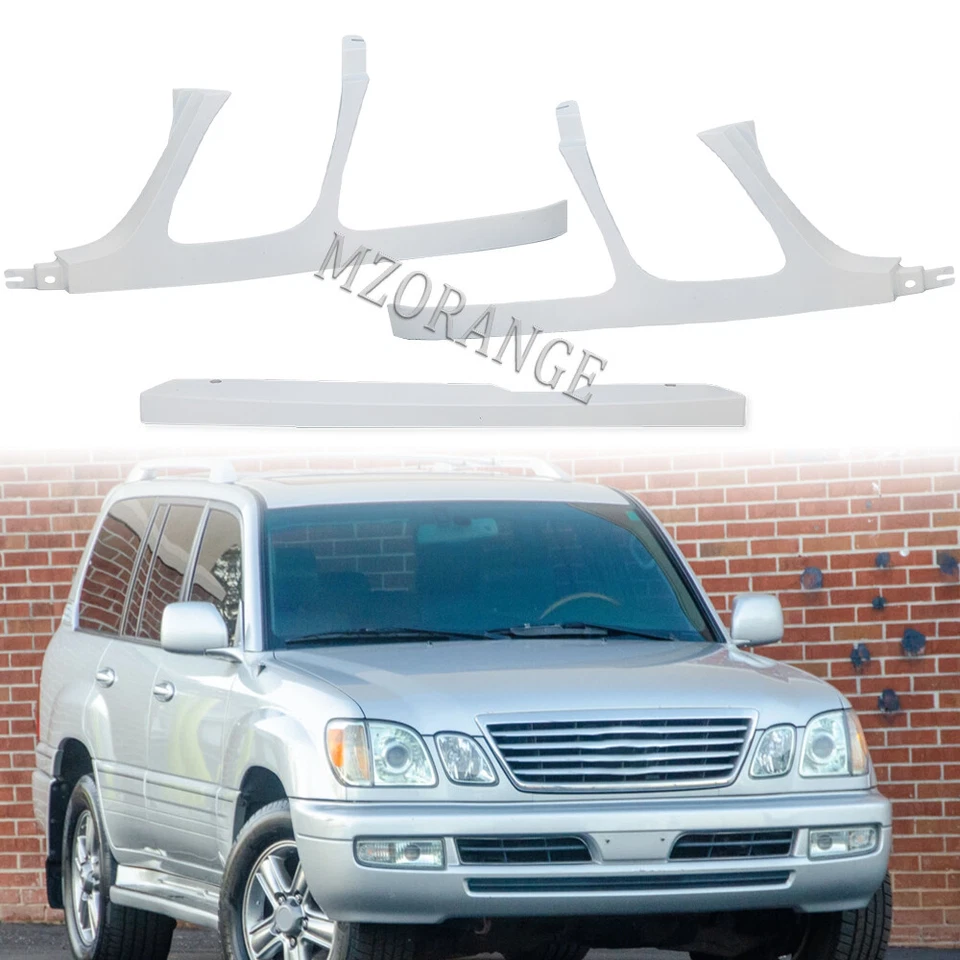 Parachoques delantero bajo red 3 piezas para Lexus LX470 2003-2007 Foto 1 de 4