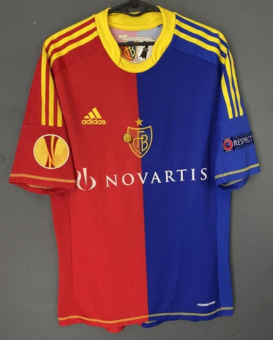 PLAYER ISSUE MEN'S BASEL 1893 2012/2013 UEFA SOCCER FOOTBALL SHIRT JERSEY SIZE M Cover