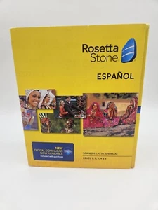 Rosetta Stone Espanol Spanish Latin America Level 1-5 Set Learning - Zdjęcie 1 z 4