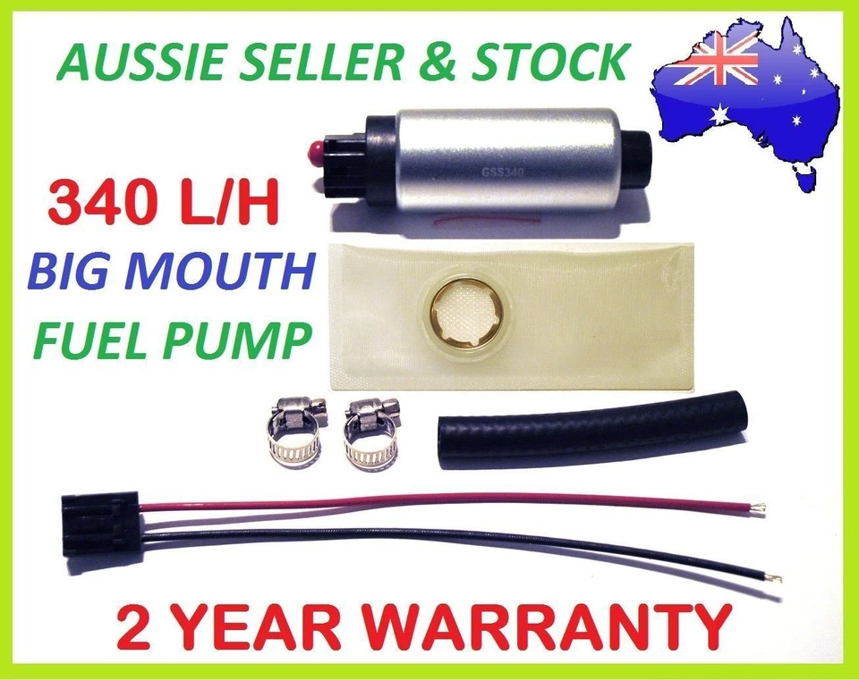 Bomba de combustible Big Bouth 340L/H Performance para Commodore Ford Falcon AU BA BF FG ute Foto 1 de 1