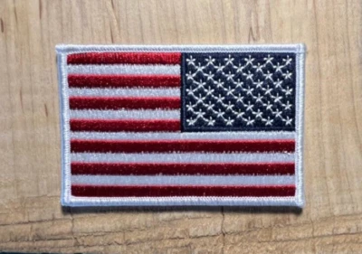 american flag patch reverse American flag patch right shoulder 3 5/8" Velcro® - Image 1 of 4