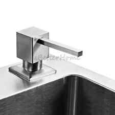Kitchen Sink Liquid Soap Dispenser 304 Stainless Steel Brushed Nickel Satin Head