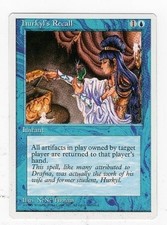 Hurkyl's Recall - 4th Edition Series - 1995 - Magic the Gathering
