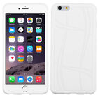 Mybat Candy Skin Cover for iPhone 6+ & 6S+ - White Basketball Texture