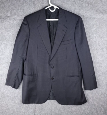 Brioni Wool Blazer Men’s 44L Sport Coat Jacket Made In Italy Gray Striped *** - Image 1 of 4