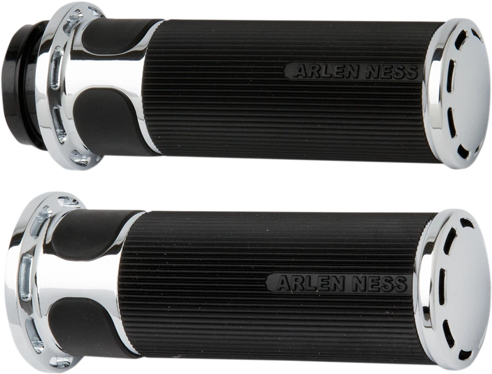 Empuñaduras de cable Arlen Ness Slot Track cromadas 76-21 Harley Big Twin/XL Foto 1 de 1