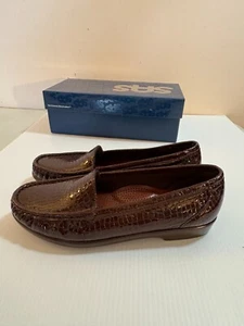 NUEVO NUEVO CON CAJA SAS Mujer Simplify C Marrón Croc Mocasín Zapatos EE. UU. Talla 7.5 M Sin Cordones - Imagen 1 de 9